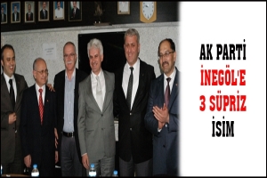 AK PARTİ İNEG&Ouml;L'E 3 S&Uuml;PRİZ İSİM