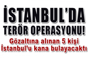 İSTANBUL'U KANA BULAYACAKLARDI