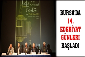 BURSA'DA 14. EDEBİYAT G&Uuml;NLERİ BAŞLADI