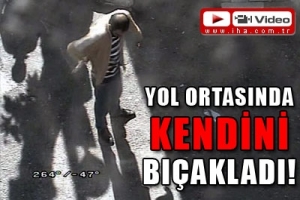YOL ORTASINDA KENDİNİ BI&Ccedil;AKLADI