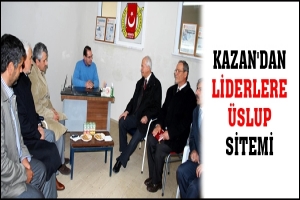 KAZAN'DAN LİDERLERE &Uuml;SLUP SİTEMİ