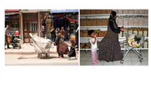 İLK KEZ MARKETTEN ALIŞVERİŞ YAPTILAR