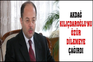 AKDAĞ KILI&Ccedil;DAROĞLU'NU &Ouml;Z&Uuml;R DİLEMEYE &Ccedil;AĞIRDI