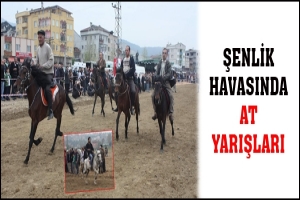 ŞENLİK HAVASINDA AT YARIŞLARI