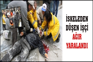İSKELEDEN D&Uuml;ŞEN İŞ&Ccedil;İ AĞIR YARALANDI