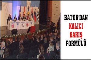 NUR BATUR'DAN KALICI BARIŞ FORM&Uuml;L&Uuml;