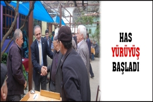 HAS Y&Uuml;R&Uuml;Y&Uuml;Ş BAŞLADI