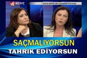 CANLI YAYINDA KADIN KAVGASI