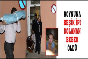 BOYNUNA BEŞİK İPİ DOLANAN BEBEK &Ouml;LD&Uuml;
