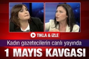 CANLI YAYINDA 1 MAYIS KAVGASI