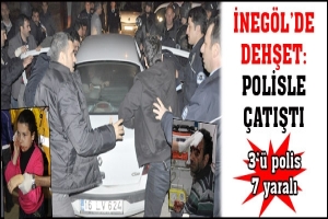 CİNNET GE&Ccedil;İREN ŞAHIS POLİSLE &Ccedil;ATIŞTI