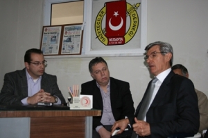 TAYAN'DAN MUDANYA GAZETECİLER DERNEĞİ'NE ZİYARET
