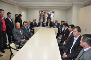 ŞAHİN'DEN ZİRAAT ODASI'NA ZİYARET