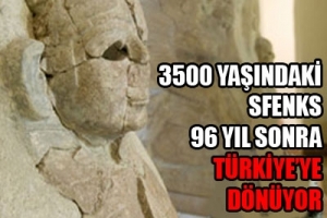 ALMANYA BOĞAZK&Ouml;Y SFENKSİ'Nİ İADE EDİYOR