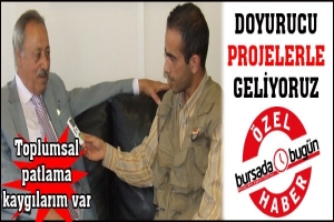 &Ouml;ZEL HABER... EKİNCİ: DOYURUCU PROJELERLE GELİYORUZ