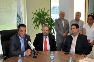 DEMOKRAT PARTİ'DEN BURSASPOR'A ZİYARET