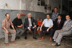 ŞAHİN'DEN SANAYİ ESNAFINA ZİYARET