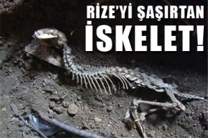 RİZE'Yİ ŞAŞIRTAN İSKELET
