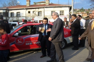 SP'LİLER HARMANCIK'A 100 ARA&Ccedil;LA &Ccedil;IKARMA YAPTI