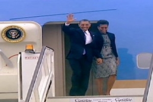 OBAMA AVRUPA SEYAHATİNE BAŞLADI