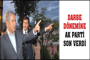 ARIN&Ccedil;: DARBE D&Ouml;NEMİNE AK PARTİ SON VERDİ