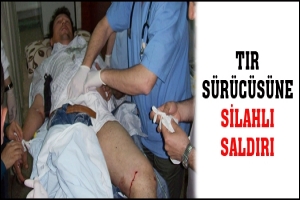 TIR S&Uuml;R&Uuml;C&Uuml;S&Uuml;NE SİLAHLI SALDIRI