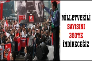 PAMUKOĞLU: MİLLETVEKİLİ SAYISINI 350'YE İNDİRECEĞİZ