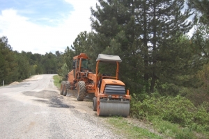 HARMANCIK-SİMAV YOLU GENİŞLETİLİYOR