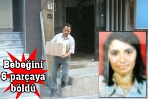 B&ouml;yle anne tarihte yok! Bebeğini 6 par&ccedil;aya b&ouml;ld&uuml;
