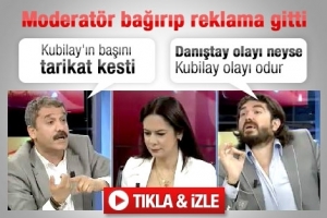 Canlı yayında tarikat kavgası