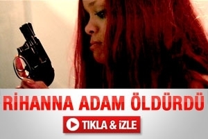 Rihanna yakışıklı genci tabancayla sırtından vurdu