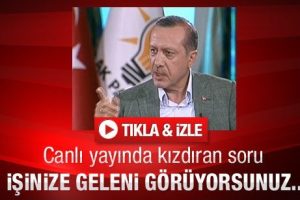 Başbakanı kızdıran soru