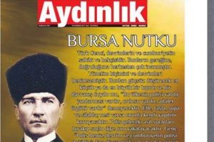 Perin&ccedil;ek'in  gazetesi Bursa Nutku yayınladı