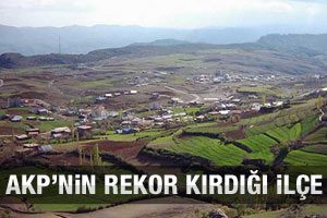 Ak Parti'nin rekor kırdığı il&ccedil;e