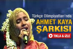T&uuml;rk&ccedil;e Olimpiyatları'nda Ahmet Kaya şarkısı