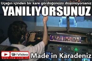 Karadenizli'nin oyununa bakın... Boeing'i karada u&ccedil;uruyor