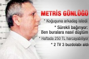 Aziz Yıldırım'ın metris g&uuml;nl&uuml;ğ&uuml;