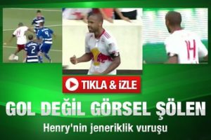 Henry'den m&uuml;thiş gol