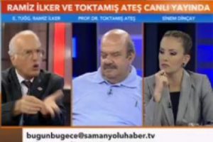 Canlı yayında gergin anlar!
