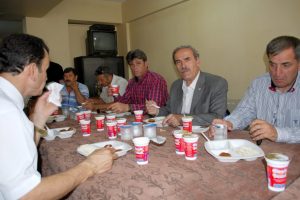 Mudanyalı avcılardan pilavlı a&ccedil;ılış