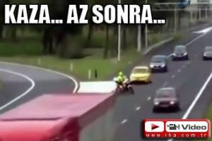 Dikkatsiz s&uuml;r&uuml;c&uuml;, polisi &ouml;ld&uuml;r&uuml;yordu