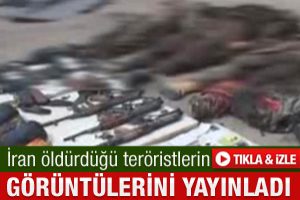 İran &ouml;ld&uuml;rd&uuml;ğ&uuml; PKK'lıların g&ouml;r&uuml;nt&uuml;lerini yayınladı