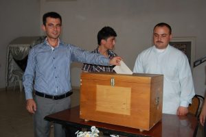Harmancık Ak Parti Gen&ccedil;lik Kolları Başkanlığı'nda se&ccedil;im heyecanı