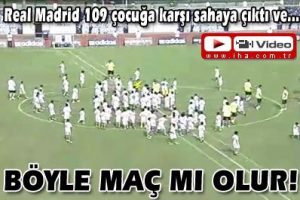 Real Madrid 109 kişilik takımı yendi