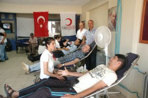 Orhaneli Belediyesi'nden kan bağışına destek
