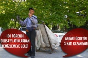 Bursa'da &ccedil;evre dostu &ouml;ğrencinin oru&ccedil;lu kayıt parası savaşı - &Ouml;ZEL HABER