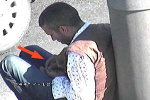 Kameralar onu b&ouml;yle yakaladı