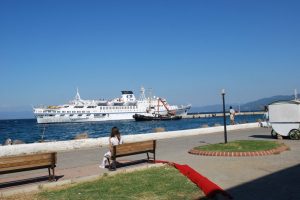 Arıon yolcu gemisi Mudanya limanında
