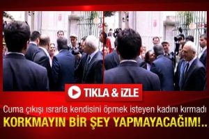 Sayın Cumhurbaşkanım sizi &ouml;pebilir miyim?