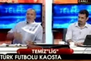 G&ouml;kmen &Ouml;zdenak canlı yayında &ccedil;ıldırdı
